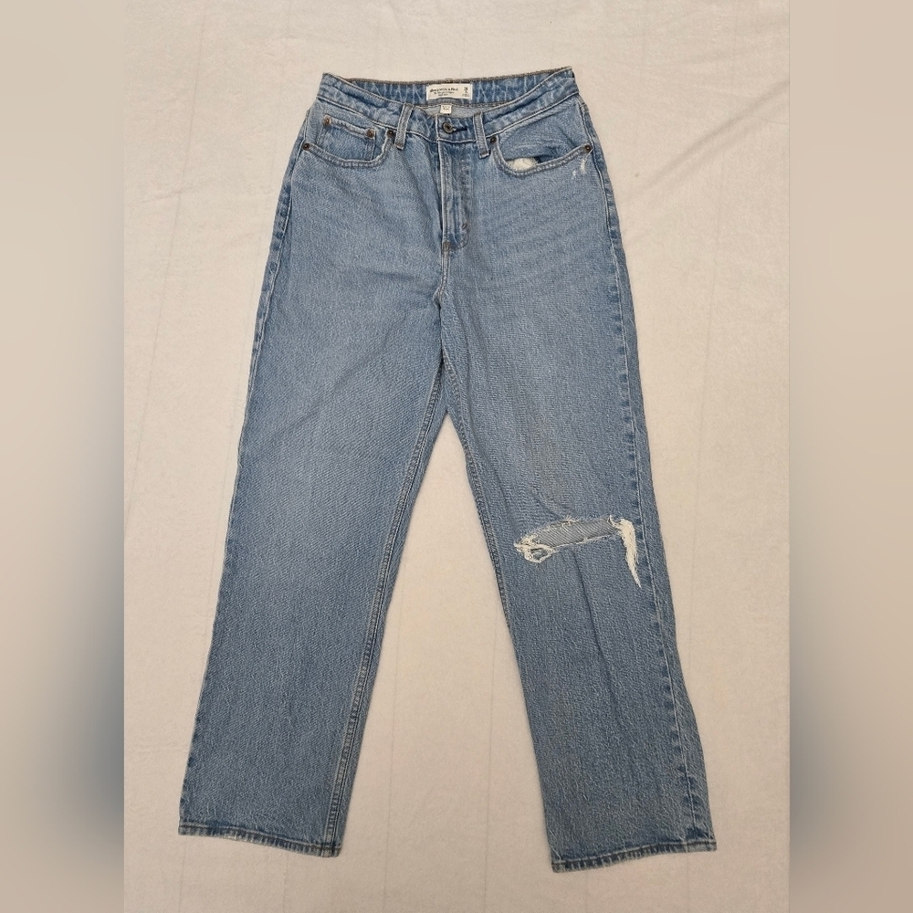abercrombie and fitch the vintage straight high rise